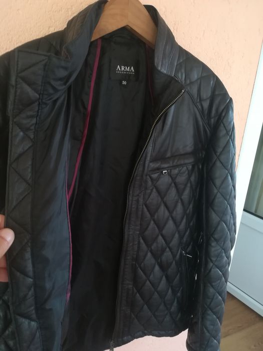 Geaca piele bărbați mărimea 50 Arma