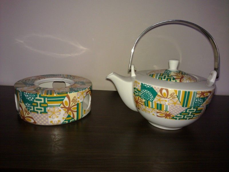 Ritzenhoff- неупотребяван комплект за чай - кана+стойка за подгряване