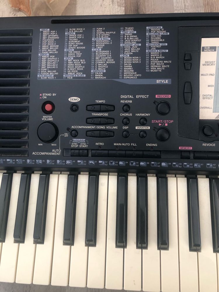 Vand orga Yamaha PSR-530
