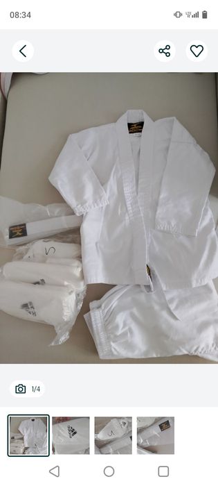 Костюм каратэ кимоно 120см