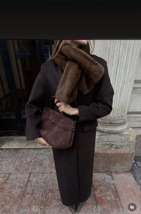 Манишка из премиального экомеха