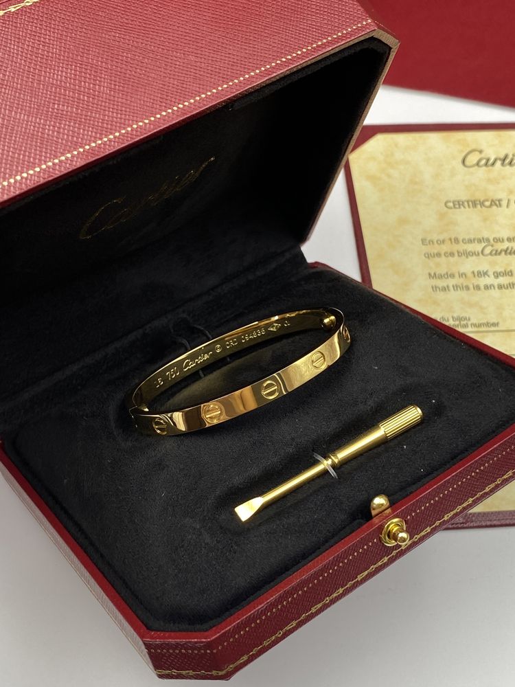 Brățară model Cartier LOVE 16 Gold 750