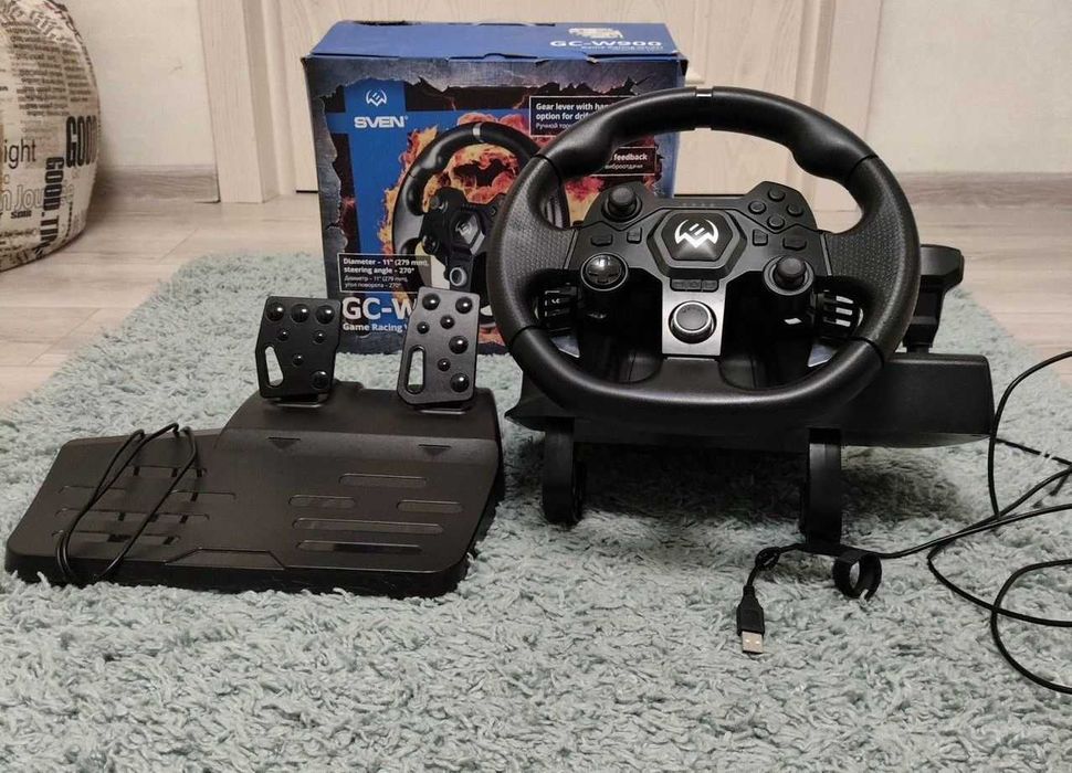 Игровой руль Sven GC W900