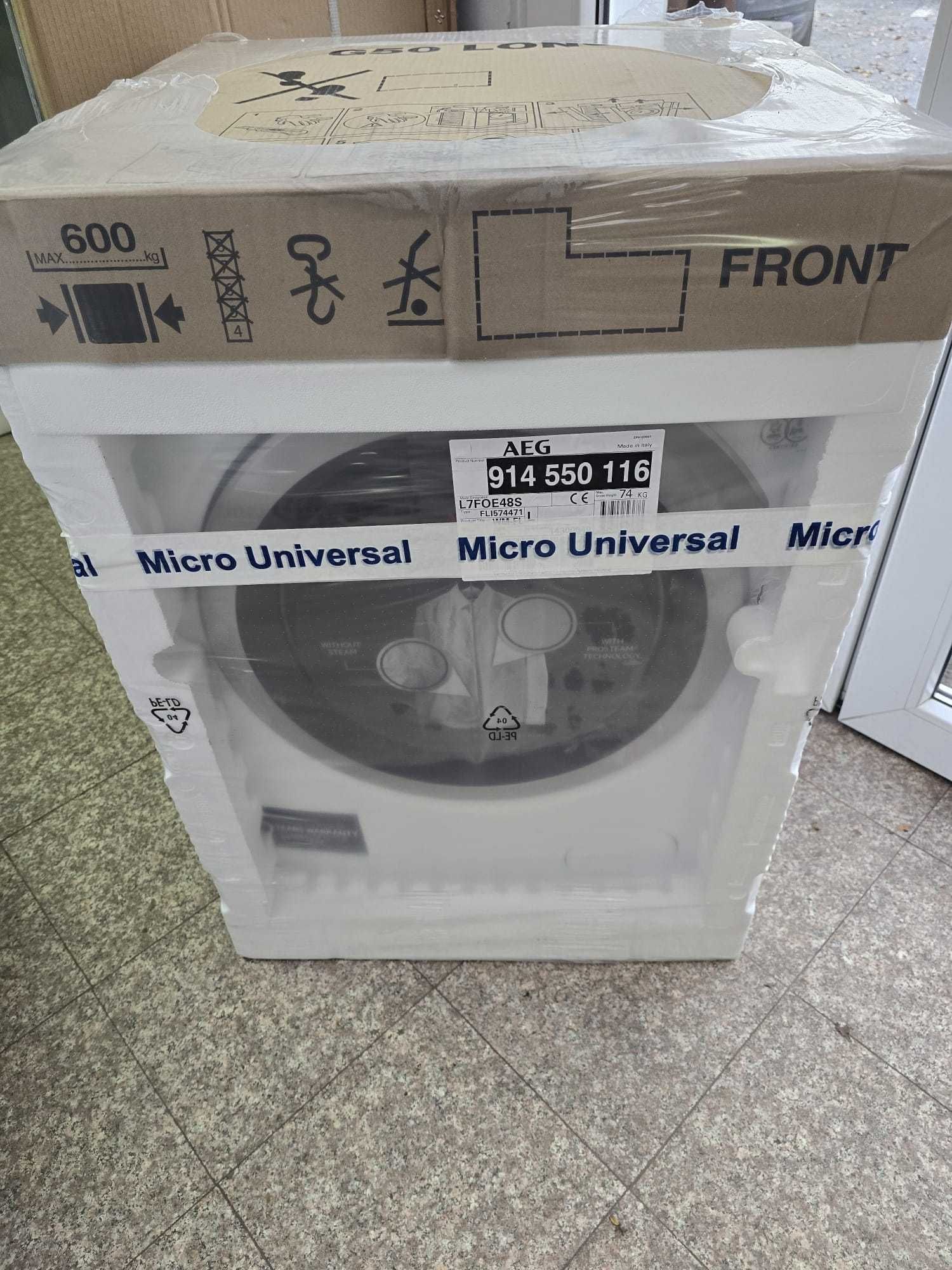 Masina de spalat NOUA resigilata AEG L7FOE48S-8 kg