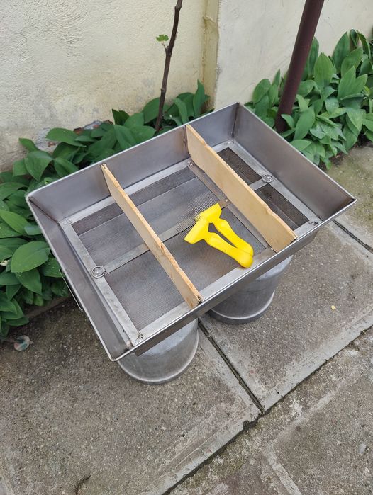 Centrifuga si tava extras miere de inox