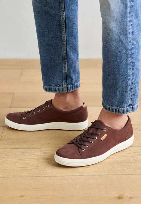 ECCO, Pantofi sport din piele Ecco Soft 7 M, Maro, 41