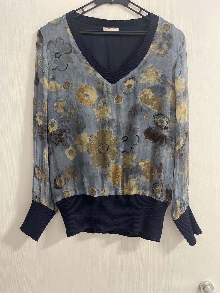 Bluza matase print superb