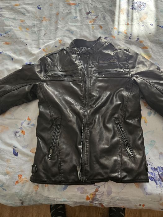 Кожено яке petrol