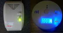 Senzor cabana detector camper gaz GPL monoxid fum 12V rulota copil