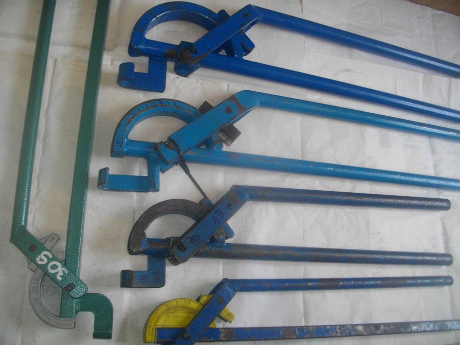 Масивен Тръбогиб старо качество Уред огъване тръби 22мм-18мм-15мм-12мм