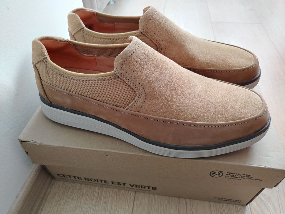 Clarks мокасини 45 номер широки