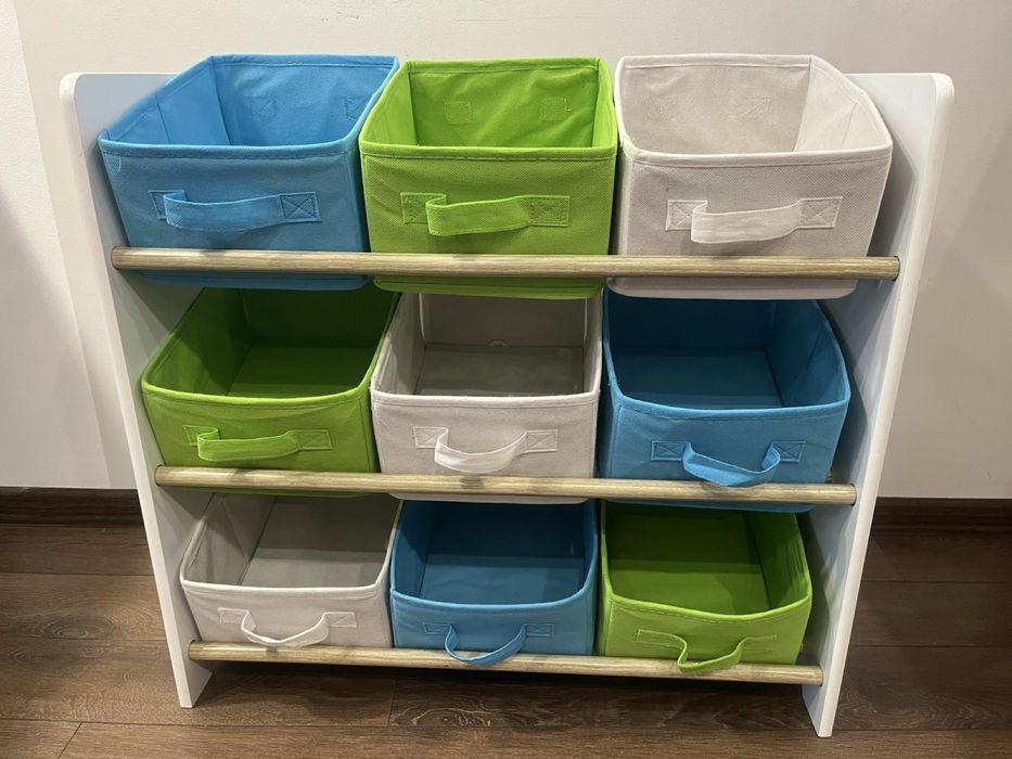 Детска етажерка с 9 кутии