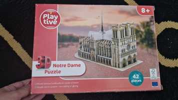 Puzzle 3D pt 8 ani + notre dame puzzle jucarii