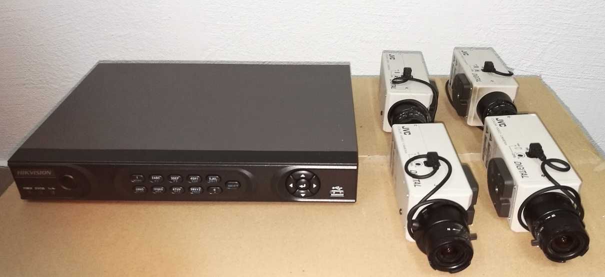 DVR Hikvision DS-7204 ДВР Хиквижън до 4 камери + 500 GB HDD хард диск