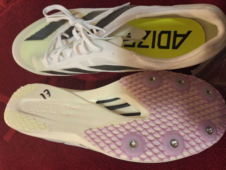 Чисто нови мъжки спортни обувки за бягане със шпайкове ADIDAS Adizero