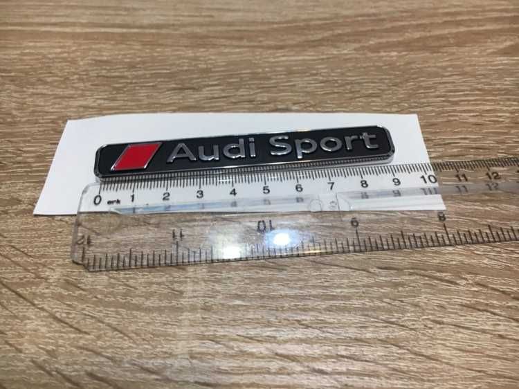 Ауди Спорт Audi Sport емблема надпис черен