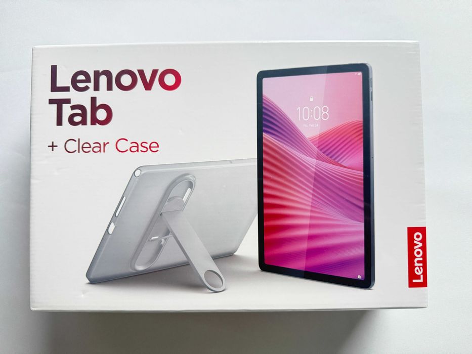 Lenovo Tab + Clear Case 10'1 inch 128gb Polar Blue Wifi