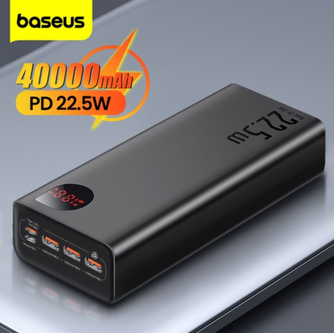 Baseus Adaman Series 40000mAh Power Bank PD 22.5W QC4.0