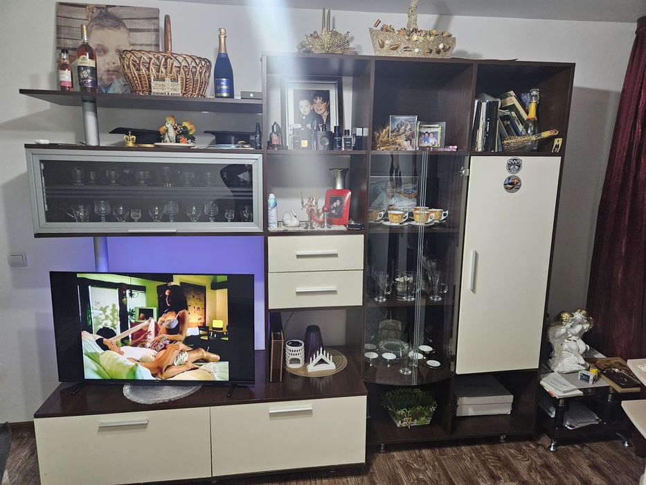 Mobila sufragerie + pat extensibil + masa tv