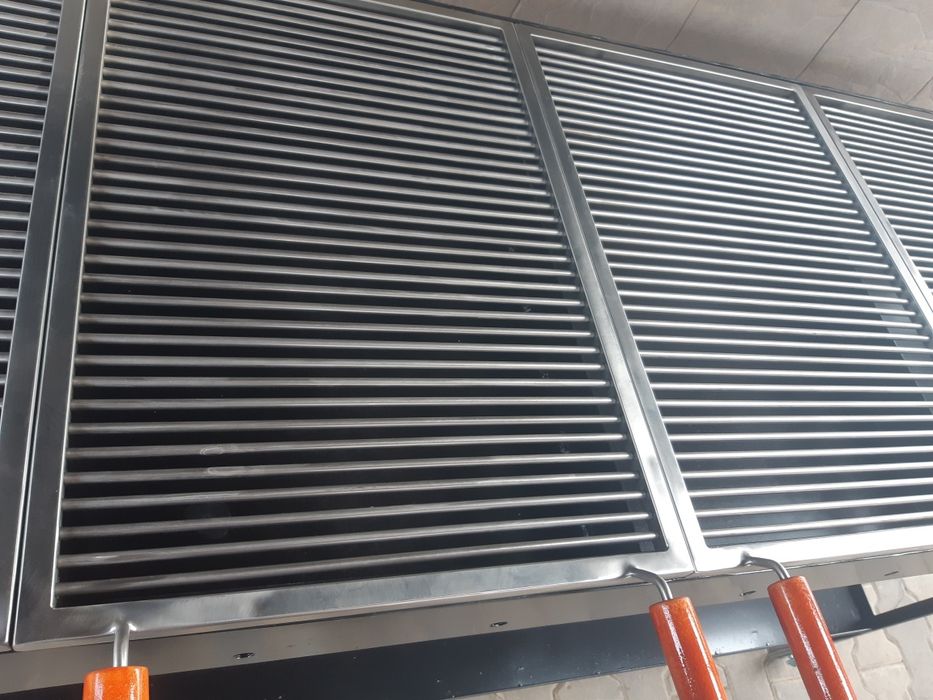 Gratar inox complet  sau  doar  grill ul, plasa gratar cărămidă