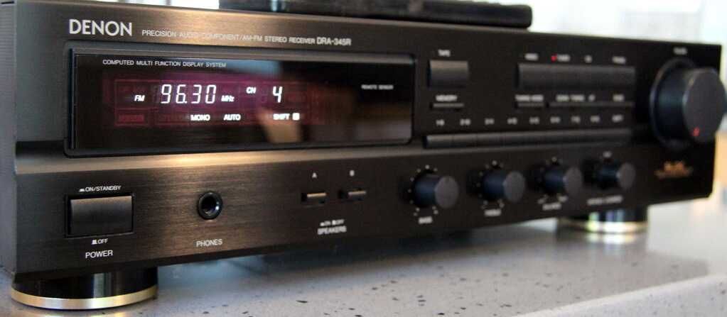 Amplituner Denon DRA-345R (45 wati/8 ohmi), made in Japan