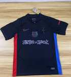 Tricou Barcelona away colaborare Travis Scott fotbal la liga