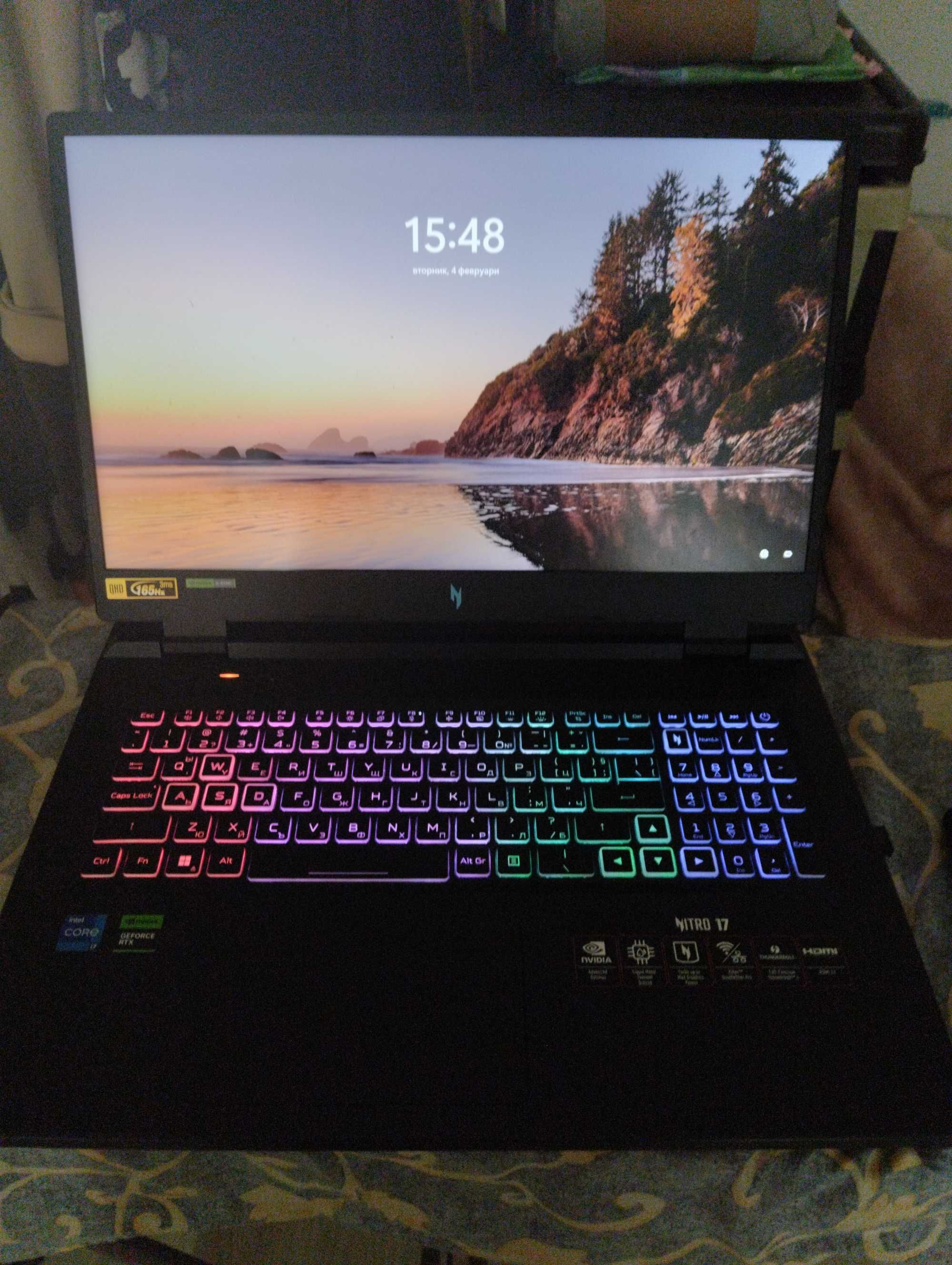 Acer nitro 17,Intel core i7