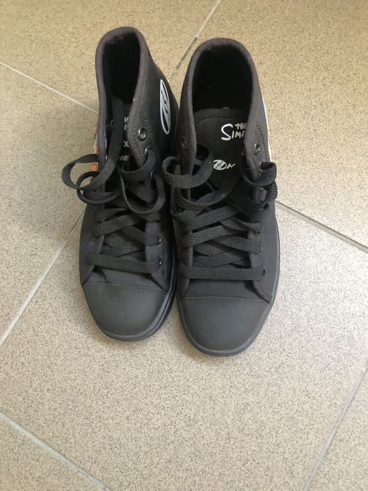 Ghete role copil Heelys X Simpsons Hustle Black