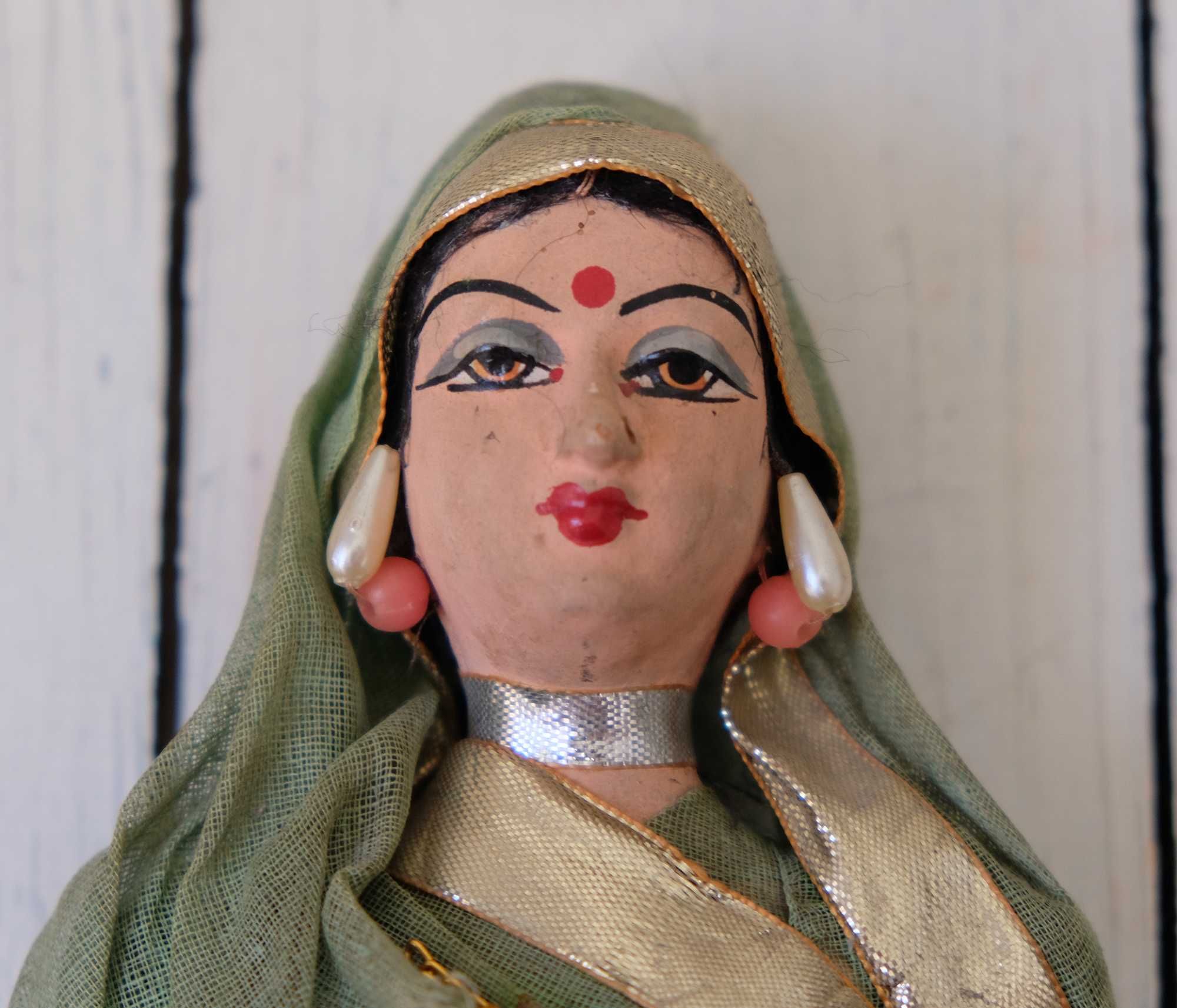 Коллекционная кукла индийская 70-е годы
