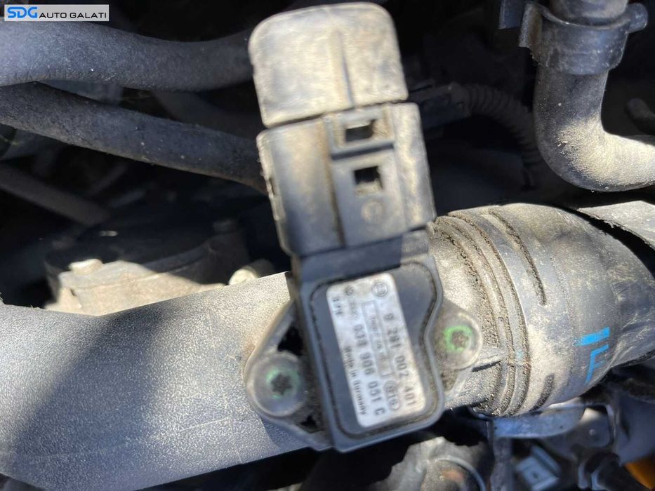 Tub Tubulatura Conducta Presiune Aer cu Senzor Volkswagen Sharan 2.0 TDI BRT BVH 2001 - 2010 Cod 7M3145957C XM21-6F074-AD 0389060051C 0281002401 [C0447]