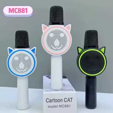 MC881 Детски Bluetooth микрофон – Пей като звезда с котешко настроение