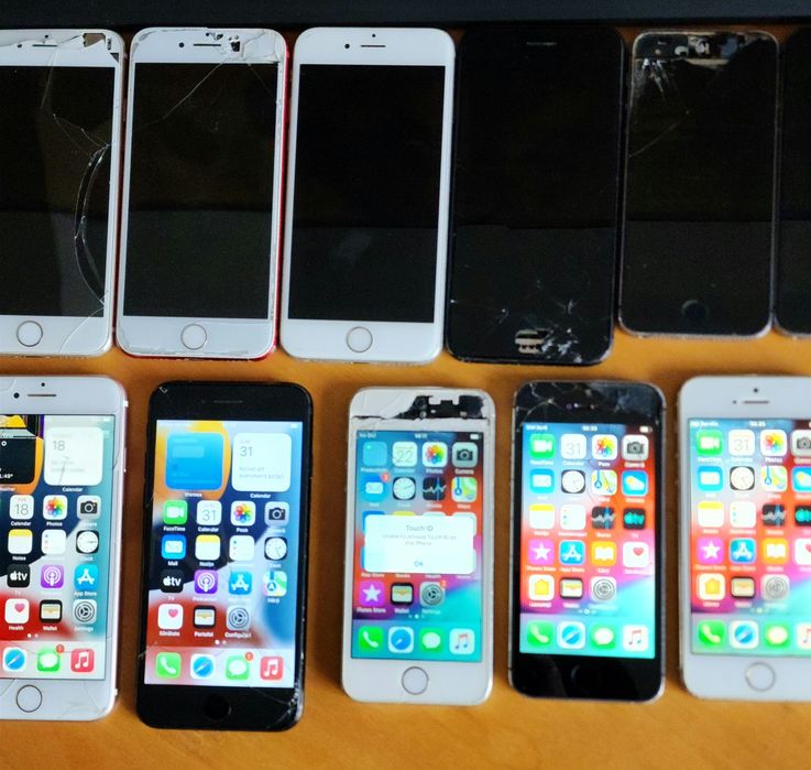 Lot 17 iPhone-uri – pentru piese/reparații – 499 lei toate
