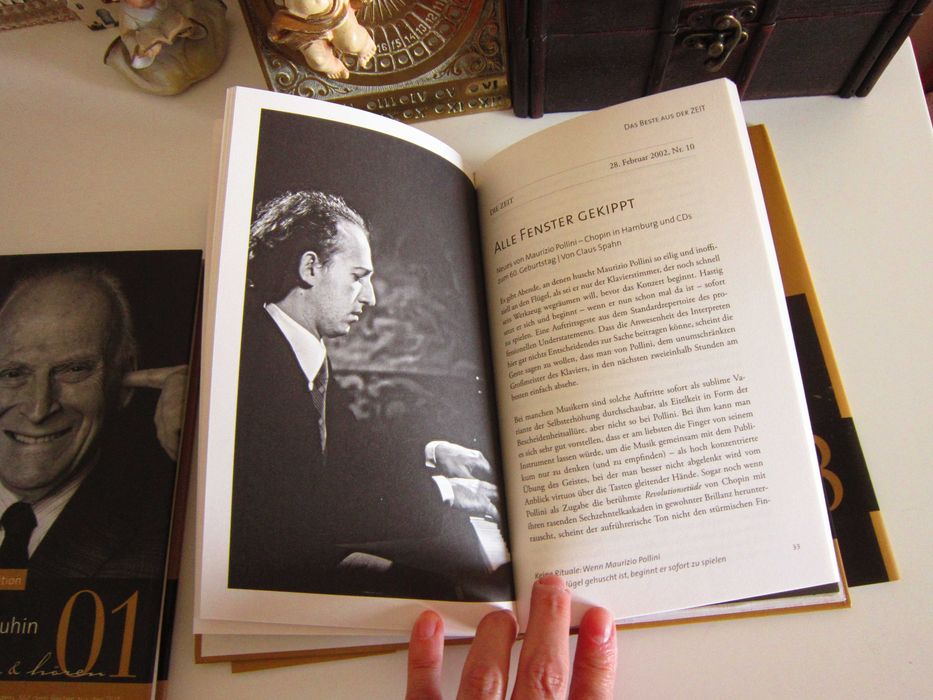 cd+carte Maurizio Pollini pian-Chopin Nocturne,Ballads,Polonaise etc