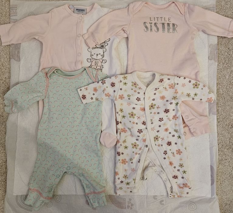 4 salopete bebe, 0-1 luni