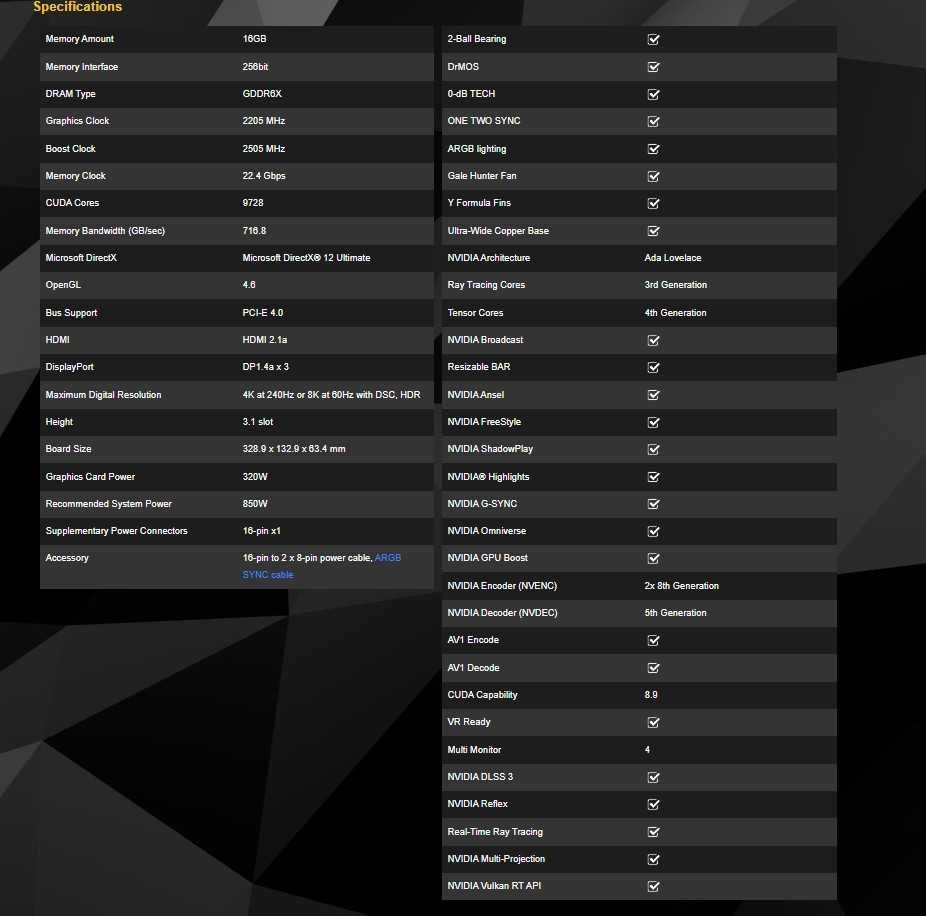 Nvidia 4080 Palit Gaming Pro