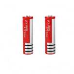 Set de 2 Acumulatori, GH 18650, 6800 mAh, 3.7 V, Li-ion, rosu