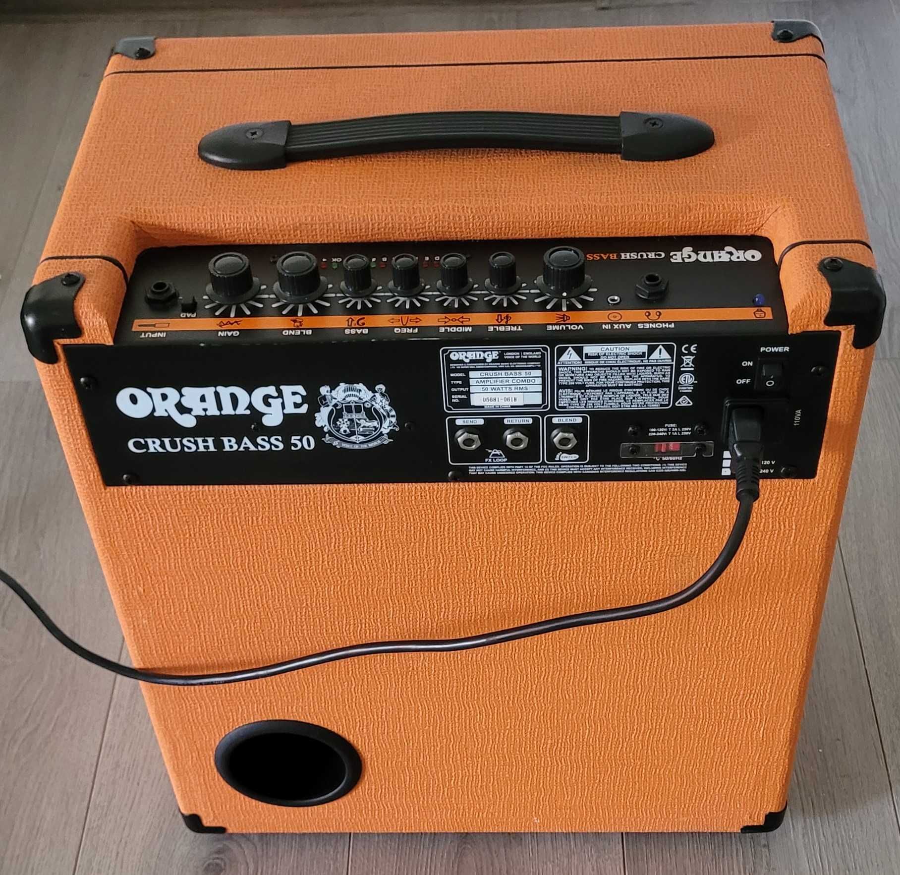 Vând bass amp Orange Crush Bass 50