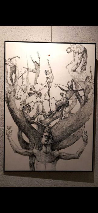 Tablouri grafica tuș, desenez la comanda