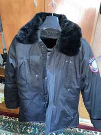 Зимняя куртка полицейская