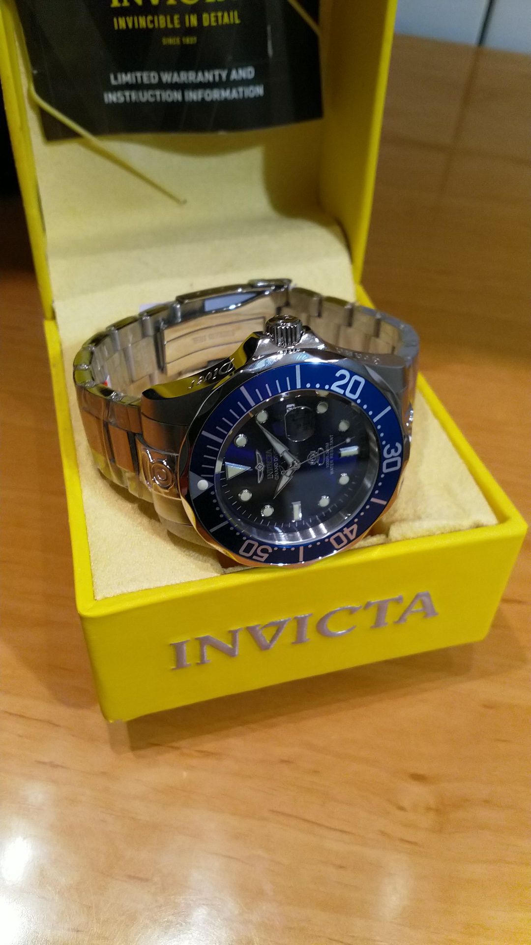 Ceas automatic Seiko Invicta Grand Diver negociabil nou nepurtat