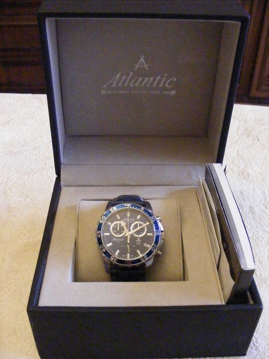 Atlantic Seasport Men Diver Chronograph 100 M.