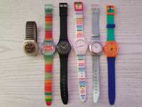 Swatch Unisex Black, Silver Acces Swiss Made