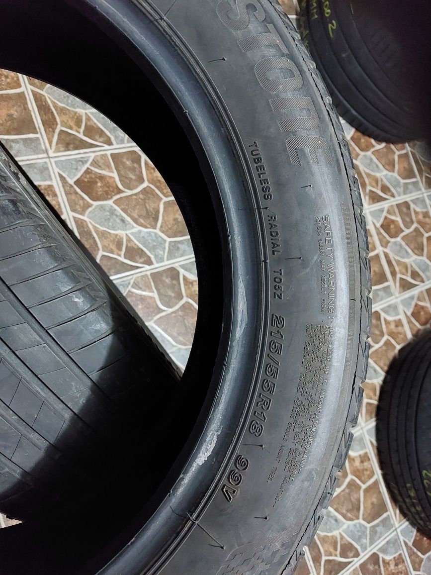 2 anvelope 215/55 R18 Bridgestone