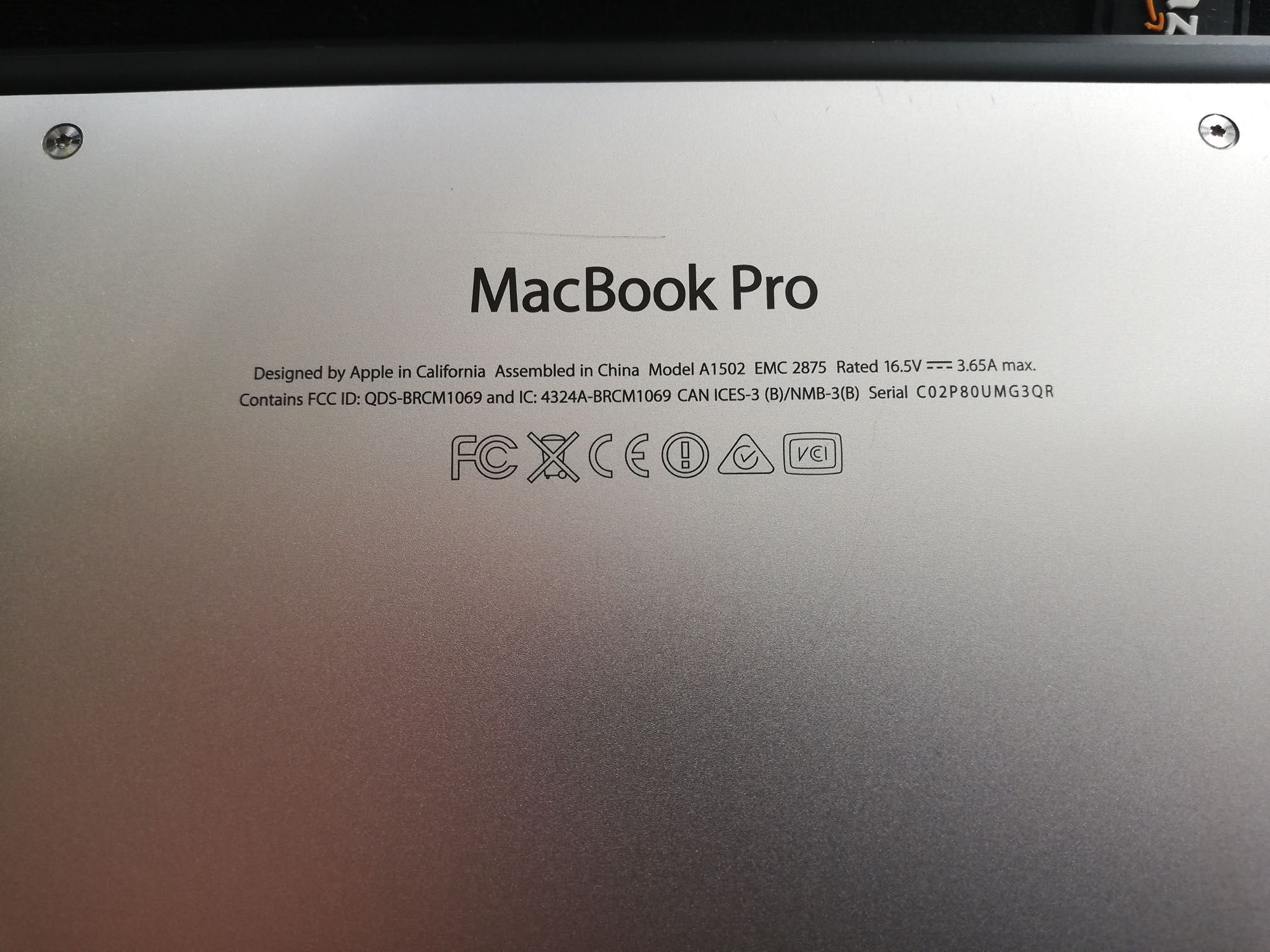 13” MacBook Pro (Retina, Mid 2014, MBP 13.3/2.6/16GB/256Flash)