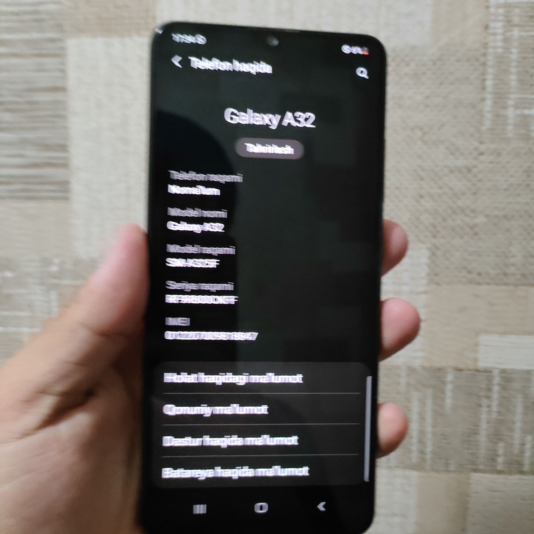 Samsung Gallaxy A32 sotiladi