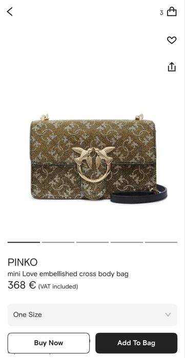 Чанта Pinko нова