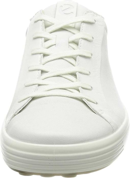 ECCO Men's Soft 7 City Tie Sneaker, White, 46 размер