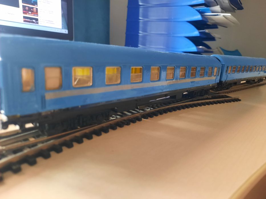 Vagoane iluminate calatori similare CFR acccelerat rapid anii 2000