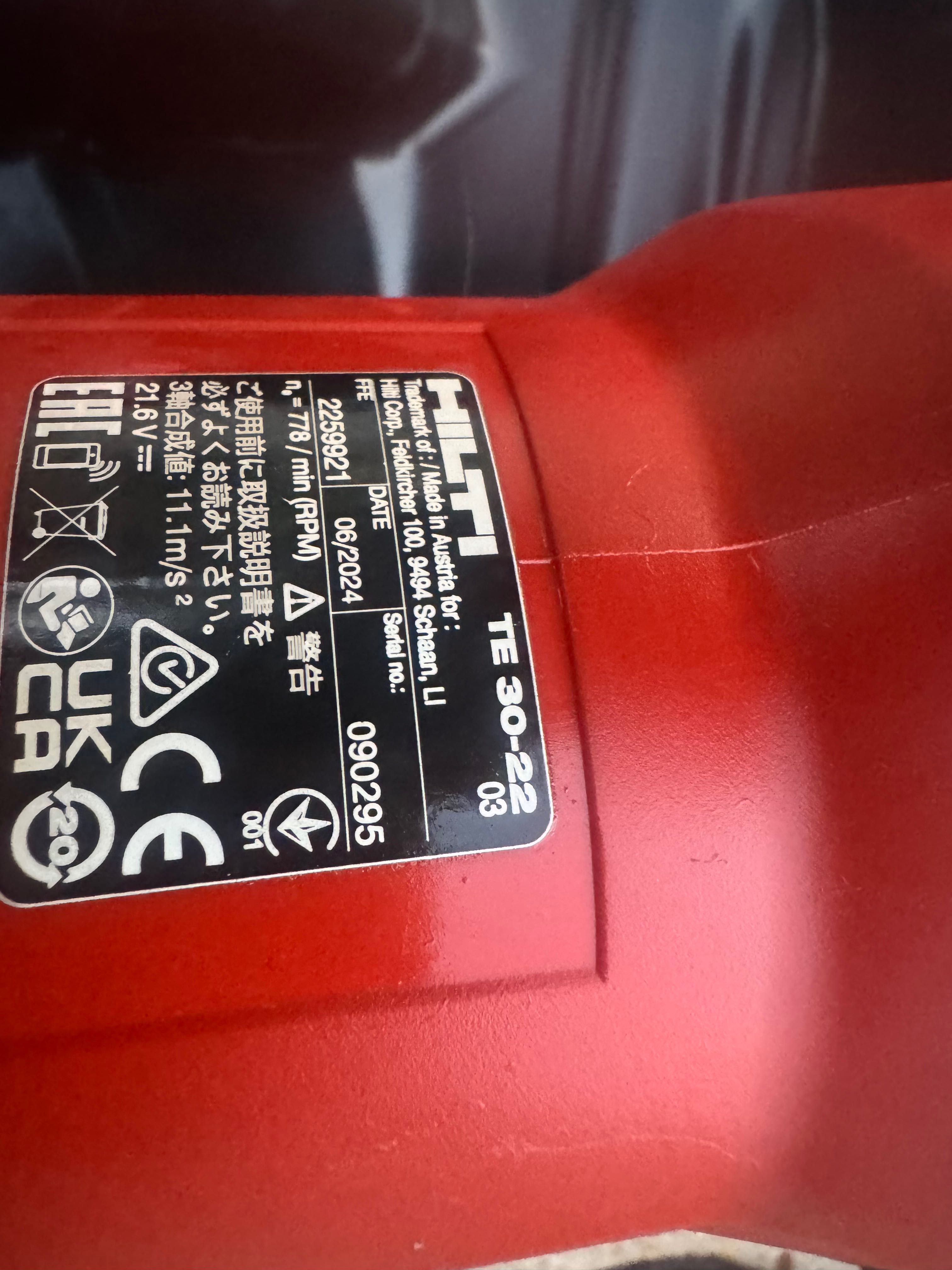 Hilti te 30-22 nuron
