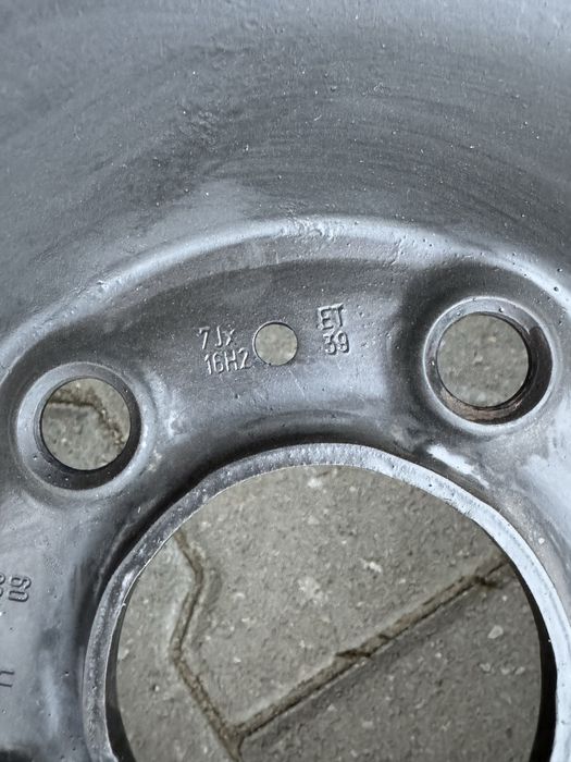 Set jante tabla 5x112 gama VAG + capace originale Audi